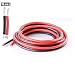 Produktbild TILY 10 Gauge Silikon Draht 6,6 Füße [3,3 ft Schwarz und 3,3 ft Rot] High Temperature Resistant Weich und flexibel 10 AWG Silikon Draht