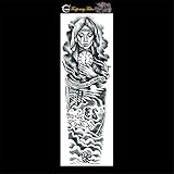 2. Los patrones de diseño impresos, color brillante y se ve como un tatuaje real.Fácil de usar y fácil de limpiar.