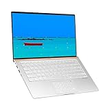 ASUS ZenBook 14 UM433 14 Inch Full HD NanoEdge Laptop (AMD R5-3500U Processor, 256 GB PCI-e SSD, 8 GB RAM, Windows 10, NumberPad, Includes Carry Sleeve and Extender Cable)