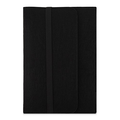 kwmobile Laptoptasche Filz Sleeve f  r 17  17 3 Laptop Notebook Ultrabook - Notebook Tasche Schutzh  lle Laptop Case H  lle in Schwarz mit Innentasche