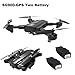Produktbild Drohne, HUIHUI SG900 Faltbarer Quadrocopter RC Drone mit mit 1080P Kamera- Linse WLAN FPV Quadcopter mit Wegpunkt-Modus, HD-Kamera, Follow Me, Wifi-Steuerung, Echtzeit-Übertragung, One Key Return, Headless-Modus, Ein-Taste Start / Landung, Surround-Modus (B)