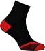 Produktbild VICTOR Sportsocke SK 137CD, Schwarz/Rot, One-Size, 733/1/0