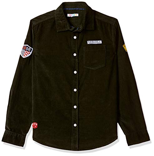 Poppers By Pantaloons Boys' Plain Regular Fit Shirt