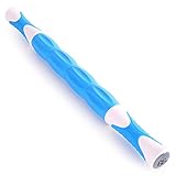 66fit Trigger Point Massage Stick - Includes Massage Stick Ebook - Travel Athletic Muscle Therapy Roller