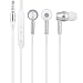 Produktbild In Ear Stere oKopfhörer, 130 cm MuSheng 3,5 mm Stereo Luminous Headset Super Bass Musik Kopfhörer Ohrhörer (Silber)