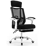 JIEER-C Fauteuil Bureau Pivotant Executive À Dossier Haut Support Lombaire Réglable Design Ultimate Comfort