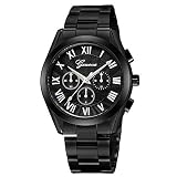 Juliyues Herren-Armbanduhr,Edelstahlband,Quarz-Uhrwerk,Casual Männer Edelstahl Business Mode Armbanduhren Sport Uhren Herren