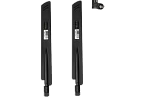 TREADALT-TEC Lot de 2 antennes de caméra de chasse cellulaire 4G LTE 10 dBi RP-SMA mâle compatible avec Spypoint Link Micro Solar EVO Link S Dark Wildlife Hunting Game Cam Outdoor Mobile Security Camera