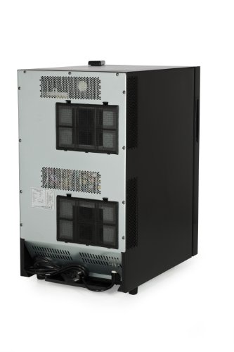 Amstyle Design Weinkühlschrank 2 Temperaturzonen Klima-Zonen Schwarz 48 Liter 18 Flachen Getränkekühlschrank 8-18°C Weinkühler Weinklimaschrank Glastür Freistehend Rot & Weißwein Höhe 64cm (EEK: C) - 14