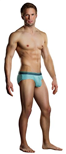 Preisvergleich Produktbild malepower Lo Rise Bikini, Large, Mint / Grau