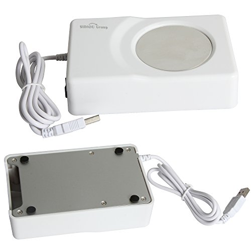 Sidiou Group Wärmer USB-Untersetzer Vakuum-Schalen-Auflage USB-Mini-Kühlschrank Kühlung heißer und kalter Dual-Use-Untersetzer Computer gewidmet Temperatur Heizung USB-Tassenwärmer - 4