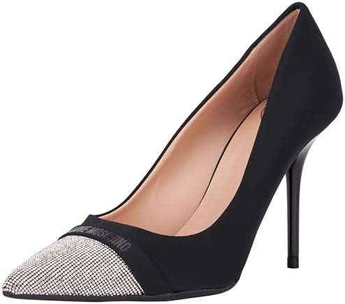 Love Moschino, Decollete Tacco Donna, Nero, 38 EU