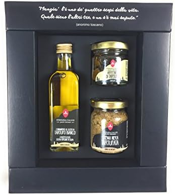 Food Hampers by tryEataliano | Truffle Collection with Truffle Oil, Truffle Sauce and Black Truffle | Food Hamper Basket with Truffle for Family and all Gourmet Lovers | Food Hampers Gift