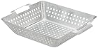 Bruzzzler Grill-Korb aus Edelstahl, für Grill und Backofen, bräunt Fleisch, Fisch und Gemüse gleichmäßig – Bild 1