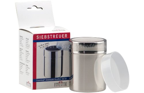 Tischfein Siebstreuer mit Schutzdeckel (L22)