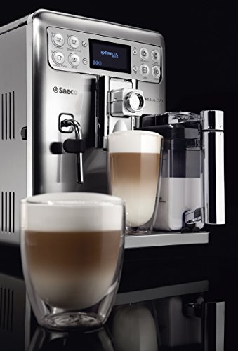 Saeco HD8858/01 Exprelia Kaffeevollautomat, AquaClean, integrierte Milchkaraffe, silber - 8