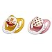 Dr Brown's Twin Pack Soothers 6-18m (Pink Dots/Cat)