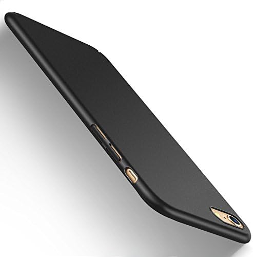 ComKey iPhone 6s Case, iPhone 6 Case Thin Sleek Fully Protective Matt Finish Hard Case Cover for iPhone 6s / iPhone 6 (Black) +FREE Tempered Glass Screen Protector