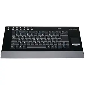 IOGEAR Multi-Link Bluetooth Keyboard with Touchpad GKM611B (Black/Grey)