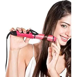 M-K ENTERPRISE 2 in 1 Hair Straightener and Curler | hair straightening machine, Beauty Set of Professional Hair Straightener Hair Straightener and Hair Curler with Ceramic Plate For Women