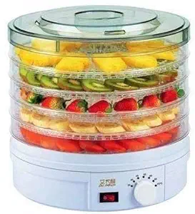 FEELING MALL Food Dehydrator Electric Dried Fruit Machine Fruits Vegetable Dryer Beef Snack Jerky White Fruit Dehydrator