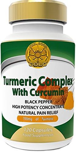 Turmeric Curcumin with Bioperine Black Pepper for Max Absorption. 1500mg Highest Potency WITH 95% Standardised Curcuminoids. 120 Veg Capsules. Made UK. Satisfaction Guarantee