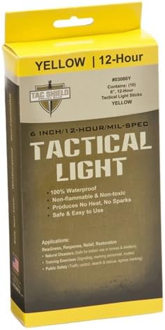 Tac Shield Tactical 12 Hour Light Stick (10-Pack)