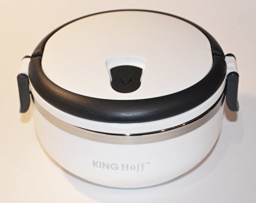 Weiß 700 ml Lunchbox Suppe Lebensmittel Essen Edelstahl Isolierte Haltebox - 2