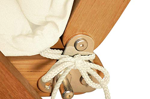 Auflage für Sonnenliege aus lichtechtem Dralon 195 x 58 cm 3-fach geknickt maschinenwaschbar verschiedene Farben (hier: weiß naturweiß), Polster für Gartenliege - 2