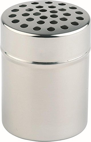 APS Allzweckgiesser/-streuer ca. Durchmesser 5,5cm, Höhe 7,5cm mit ca. Durchmesser 5mm Löcher Behälter aus Edelstahl
