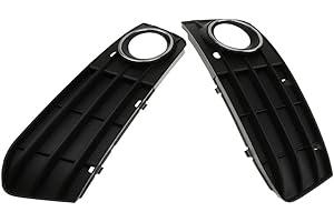 B Baosity 1 Par De Parachoques Delantero Antiniebla Cubierta De Rejilla Para Audi A4 A4L B8 2009-2011 Coche