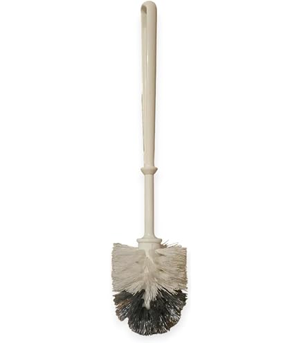 TATAY Brosse Toilettes WC | Brosse WC Sans Support avec Manche Résistant | Fabriquée en Espagne | Polypropylène | Hygiène Maximale et Nettoyage Facile | 8 x 8 x 37,5 cm - Blanc