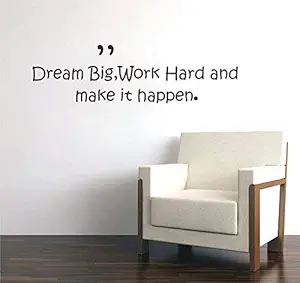 VVWV Life Motivational Quotes Wall Stickers for Home Hall Living Boys Bed Room Door Kitchen Wall Stickers PVC Vinyl Decals L x H 60 x 30
