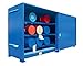 Disset Odiseo FG7155 Kanister für den Außenbereich, verzinkt + bemalt, mit Flügeltüren, 1645 mm x 1300 mm x 2550 mm, 270 l Volumen
