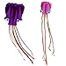 Produktbild TOYMYTOY 2 stücke Drachen Flugspielzeug Kinder Octopus Kite Outdoor Tragbare Fliegen Spielzeug mit 30 mt String (Orang und Lila)