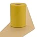 Produktbild Tüll Rolle Spule für die Dekoration Geburtstag Tutu Brautschmuck Floral Kleid Rock Petticoat Band 15,2 cm X 100 Meter (300FT) – von Hochzeit Decor UK, Textil, gelb, 100 Yards