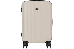 OCHNIK Walizka na kółkach WALAB-0053 (Kremowy, Średnia)