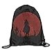 Produktbild jiilwkie Sports Bags Gym Bag, Drawstring Shoulder Bag Red-Dead-Redemption Bundle Pocket Outdoor Knapsack Sport Gym Backpack