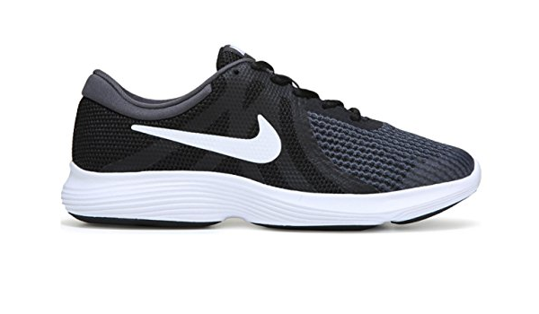 black nike trainers junior size 4