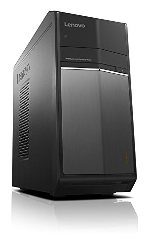Lenovo ideacentre 710 Desktop-PC (Intel Core i5-6400 Quad-Core, 16GB RAM, 512GB SSD, 1TB HDD, Nvidia GeForce GTX1060, DVD-Brenner, Windows 10 Home) schwarz