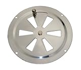 Lüftungsrosette aus Edelstahl 125mm Ø ARBO-INOX