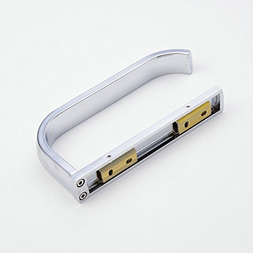 Hiendure®Mode Wandhalterung Messing Toilettenpapierrollenhalter Badezimmer-Gewebe-Rack Verchromte - 6