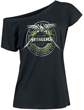 Metallica 100% Fuel Girl-Shirt schwarz