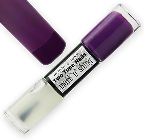 EigenArt Nail Polish Two Tone Matt'n'Shiny Set - purple
