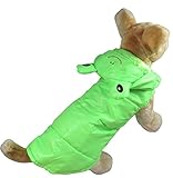 smalllee_lucky_store Mascotas Gato Perro Verde Disfraz de Rana Resistente al Viento Abrigo...