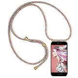 DAS HANDY COVER: Die Handyhülle besteht aus einem TPU Silikon Rahmen und einer gehärteten Rückwand aus hartem Kunststoff, an der Schutzhülle ist die Handykette befestigt.