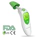 Produktbild BROADCARE Ohrthermometer Infrarot Fieberthermometer Digital Ohr Stirnthermometer Professionelle 3-in-1 Medizinisches Thermometer Fieber für Baby Kinder Erwachsenen mit Fieber Indikator