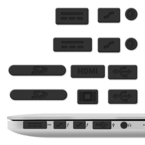 kwmobile 12x Tap n Anti-Polvo para Apple MacBook Pro 13 15 Retina Air 11 13 a Partir de Mediados de 2011 - Mediados de 2016 - Tapas Protectoras Anti-Suciedad para Ranuras de Ordenador port til reviews kwmobile 12x Tap n Anti-Polvo para Apple MacBook Pro 13 15 Retina Air 11 13 a Partir de Mediados de 2011 - Mediados de 2016 - Tapas Protectoras Anti-Suciedad para Ranuras de Ordenador port til