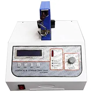MEDGEARS Advance Cervical Lumber Traction (LCD Model) Physiotherapy Machine Traction Machine for Physiotherapy Traction Machine for Lumber Cervical Neck Traction Device
