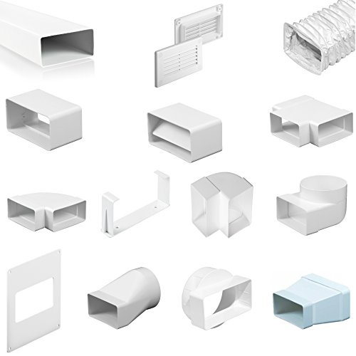 Kanalverbinder 75 x 150 mm Lüftungskanal Verbinder Verbindungsstück Ab-Zuluft Lüftung Kanal - 3